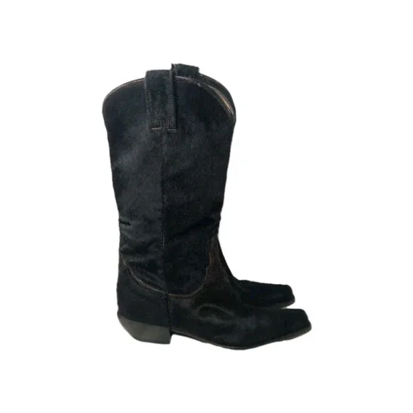 Donald J Pliner Calf Hair Boots Women's Size 6 Brown Retail $475